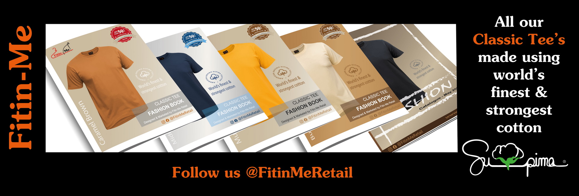 Fitin-Me Men's Supima Cotton Tees
